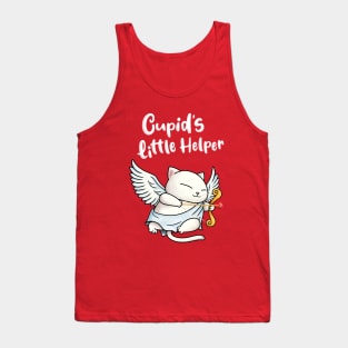 Cupid's Little Helper Cat Tank Top